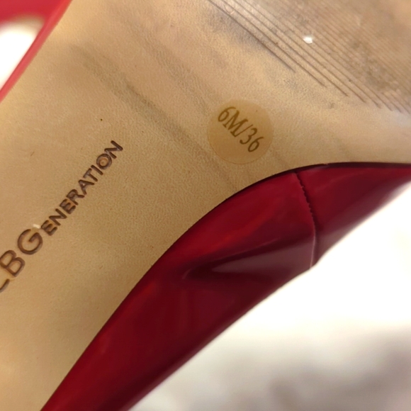 BCBGeneration RED, heels with strap - Picture 7 of 9